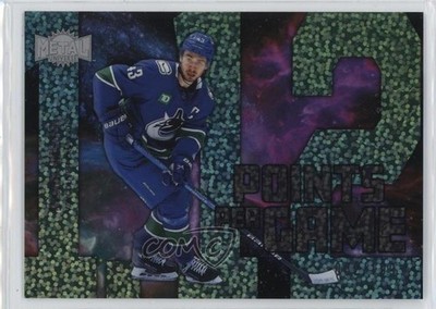 2024-25 Skybox Metal Universe Points Per Game Speckle 52/199 Quinn Hughes 1r7x