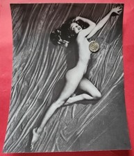 Vintage Actress Marilyn Monroe Tom Kelley Hugh Hefner Signed Original Photo '46