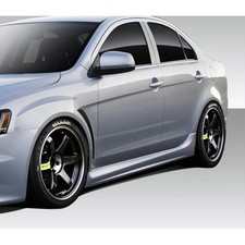 Duraflex Evo X V3 Side Skirt Rocker Panels For Lancer Mitsubishi 08-17 Ed10941