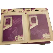 Crafter's Companion Gemini 3D Embossing Folder Stencil Butterfly Effect Hearts