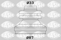 Getriebeseitig Sasic 2873783 Faltenbalgsatz, Antriebswelle FüR CitroËN,Fiat,Peug