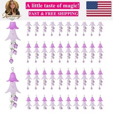 Flower Charms for Jewelry Making Acrylic Charms Double Dangle Floral Pendants...