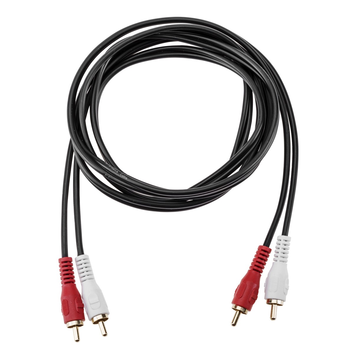 H-A 2 RCA Male to 2 RCA Male Stereo Audio Cable 6'