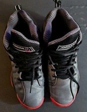 Jordan Team Jordan High Top Sneakers - Black Red Gray - Size 6.5Y - Clean!
