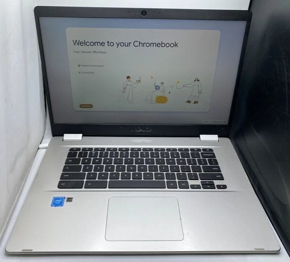 Asus Chromebook C523NA 15.6" Intel Celeron N3350 @1.1GHz 4GB RAM 32GB eMMC - Image 3 of 4