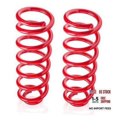 Rear Heavy Duty Coil Springs Provide Extra 50% Load Capacity 50% Extra Load Red