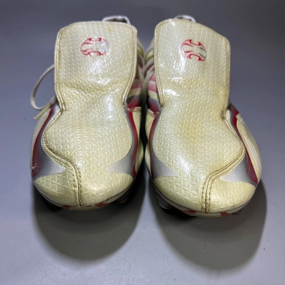 Botas de fútbol Adidas F30.6 TRX SG blancas rojas plateadas EE. UU. 11,5 UK 11 Foto 3 de 4