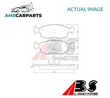 BRAKE PADS SET BRAKING PAD FRONT 36519 ABS NEW OE REPLACEMENT