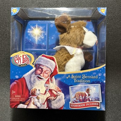 The Elf on the Shelf Pets A St. Bernard Tradition Plush w/Storybook-NEW In Box
