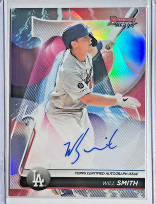 Will Smith AUTO Bowman's Best Refractor 2020 Topps Certified Autograph Dodgers