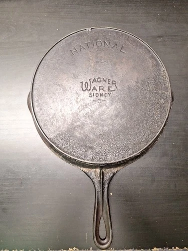 Wagner Ware Sidney National Cast Iron Frying Pan 8 Needs Restored