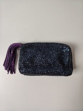 Anya Hindmarch Glitter Clutch Bag Tasche Handtasche Neccessaire Kulturbeutel