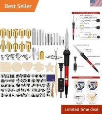 Wood Burning Kit for Beginners, 73PCS Professional Wood Burning Pen and Acces...