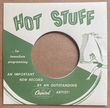 CAPITOL HOT STUFF PROMO 1959 USA REPRODUCTION RECORD SLEEVE PACK OF 10