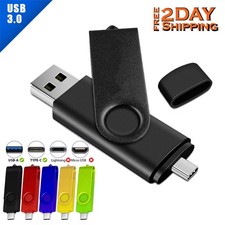256GB USB C Flash Drive 2 in 1 USB 3.0 Type-C OTG Metal Thumb Drive