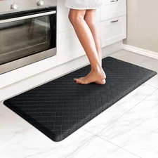 HappyTrends Kitchen Mat Cushioned Anti-Fatigue Kitchen Rug,17.3x39,Thick Wate...