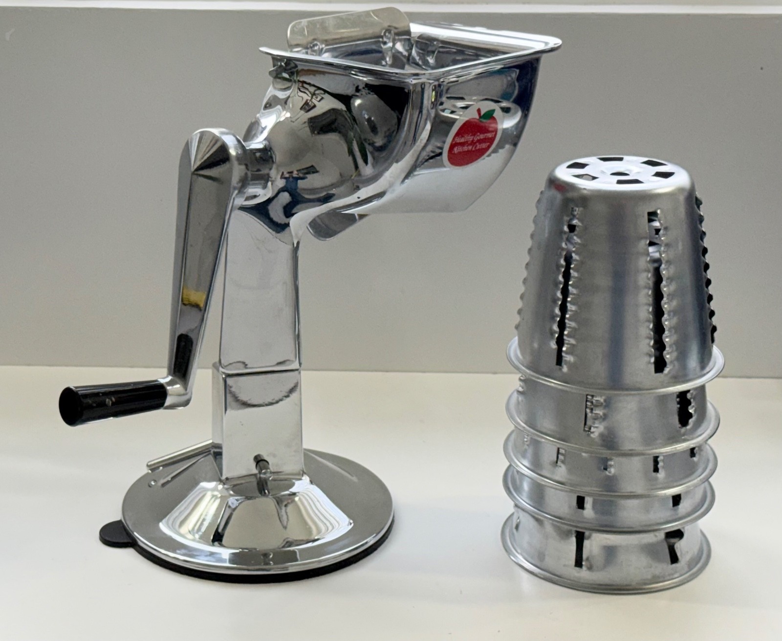 Healthy Gourmet Food Processor With 5 Cones - Shows Very Slight Use