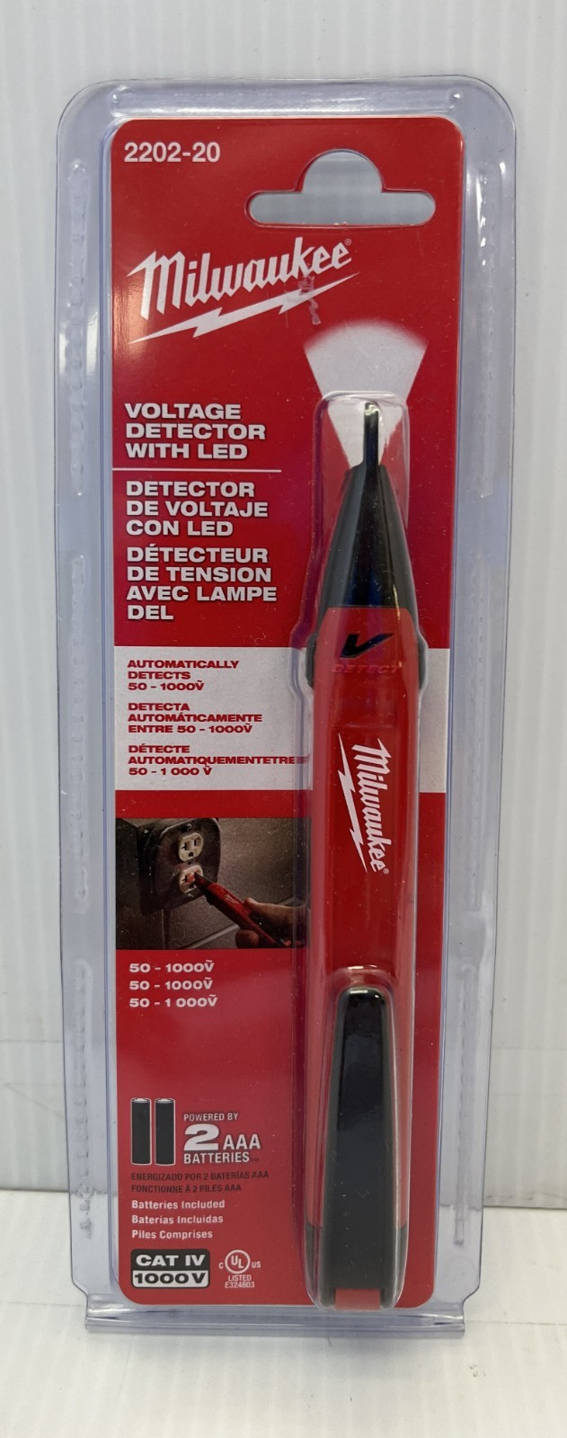 (MA6) NEW Milwaukee 2202-20 Work Light Voltage Detector