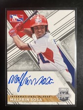 2019 Panini Elite Extra Edition Malfrin Sosa #107 Auto DPL Autograph