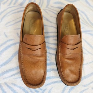 TODS Mens Brown Leather‎ Classic Penny Loafer Dress Shoes Size 9 Slip On Italy Tod main image 4
