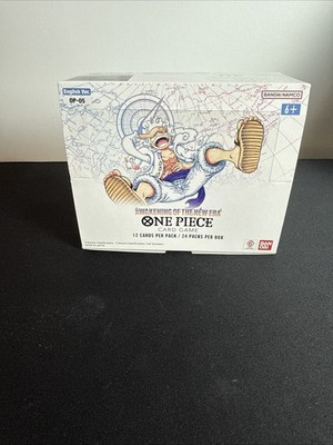 One Piece OP05 EMPTY & Opened Booster Box ONLY AWAKENING OF THE NEW ERA English