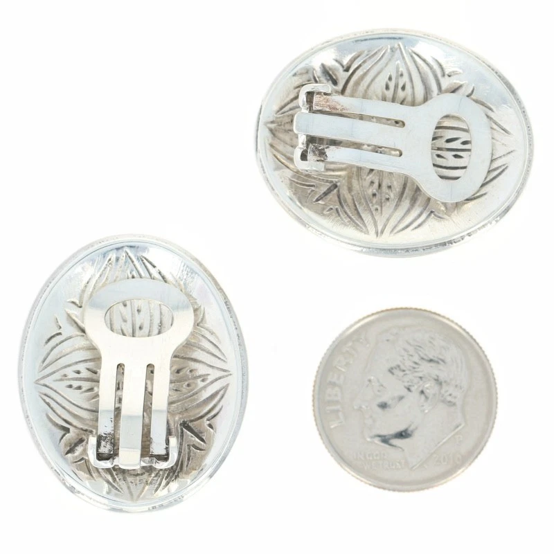 Konstantino Mother of Pearl Earrings Sterling Silver & 22k Yellow Gold Clip-Ons - Image 3 of 4