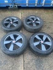 SET JAGUAR E PACE 19 INCH ALLOYS WITH TYRES GENUINE R dynamic