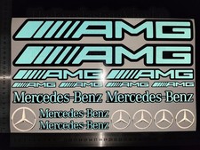 Mercedes Benz AMG Petronas Leistung reflektierender Aufklebersatz 23 x 37 cm