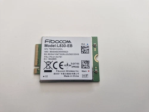 Fibocom L830-EB LTE 4G WWAN M.2  Lenovo