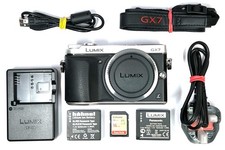 Panasonic LUMIX DMC-GX7 Camera Body + TecnoBag/SanDisk16GB/2Batteries #1116