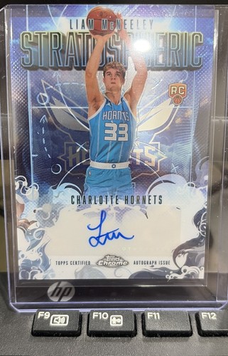 2025-26 Topps Chrome - Stratospheric Signatures Rookies Liam McNeeley #SMR-LMC