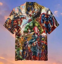 Marvel DC Hero Assemble Hawaiian Shirt