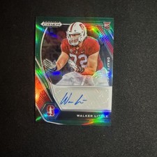 2021 Panini Prizm Draft Picks -Autographs Walker Little #DPA-WAL Green Prizm RC