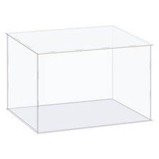 Display Case Box Acrylic Box Transparent Showcase 41x26x26cm for Collectibles