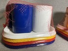 Vintage Ingrid of Chicago stackable Snax for 4 picnic sets, new/original package — photo 5