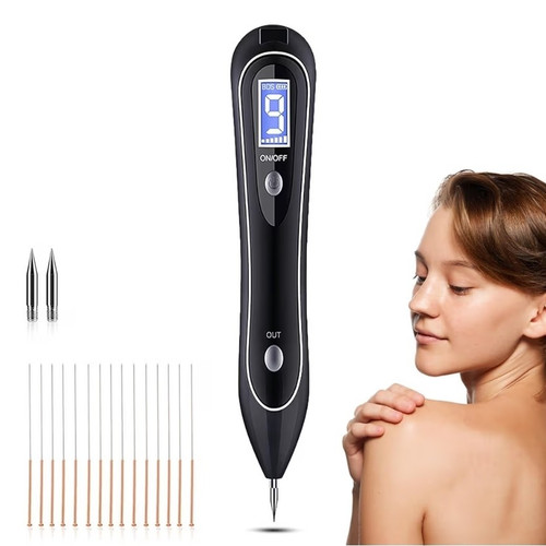 WA1000 Electric Acne Treatment Pen for Face w/ Needle Tips & Refills