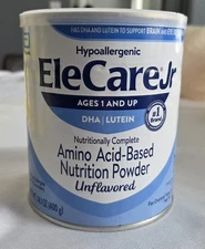 	EleCare Jr Unflavored DHA & Lutein Amino Acid-Based Nutrition Powder Complete	