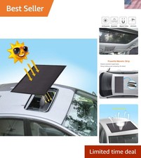 Magnetic Car Sunroof Sun Shade Breathable Mesh,Car roof Cover for Camping