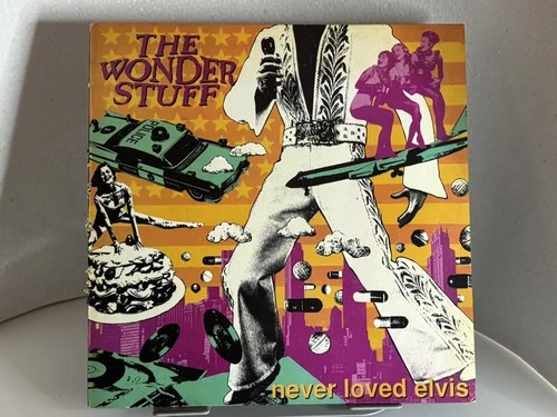 The Wonder Stuff Never Loved Elvis A-1 B-2 LP Album Vinyl Record -