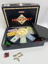 Deluxe Monopoly Board Game (Waddingtons 1986) Complete see desc HAI