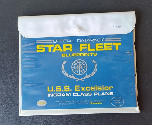 Vintage Star Trek: U.S.S. Excelsior 'Ingram Class' Official Blueprints, c. 1984