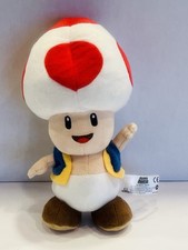 Super Mario Red Toad Plush 8 Inch Little Buddy Nintendo Character Toy BIN 23