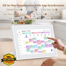 10.1" Smart Digital Calendar, HD Touchscreen, Family Schedule Planner