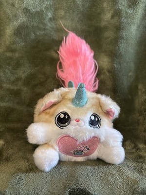 ZURU Rainbocorns Kittycorn Clover Plush Long Fluffy Tail Unicorn Cat Doll 4''