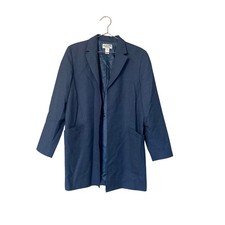 Pendleton 100 virgin wool blue blazer lined size 16