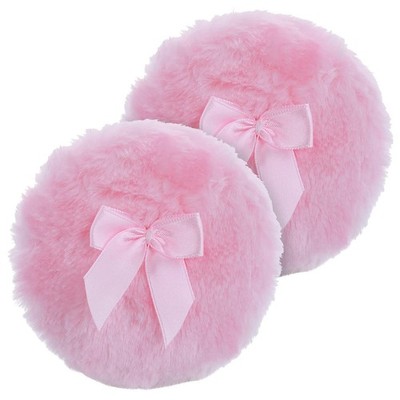 Large Fluffy Powder Puff 4 Inch Velour Washable Makeup Tool - Face Body