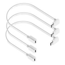 3-Pack Extension Cable for WYZE Cam Pan V3 90  Micro USB 1ft Flat Cord