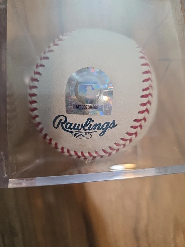 Balón oficial firmado por Conor Jackson Diamondbacks MT00739468 autenticado Foto 3 de 4