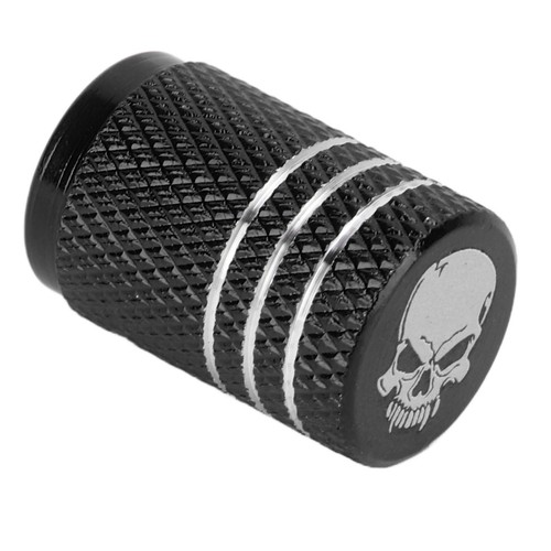 Tire Stem Valve Caps Skull Pattern Precision Thread Wheel Valve Covers For SUVs - Picture 16 of 24