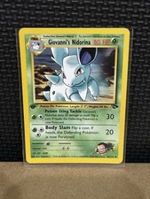 2000 Pokémon Gym Challenge - 1st Edition - Giovanni’s Nidorina 44/132 - Ungraded on eBay